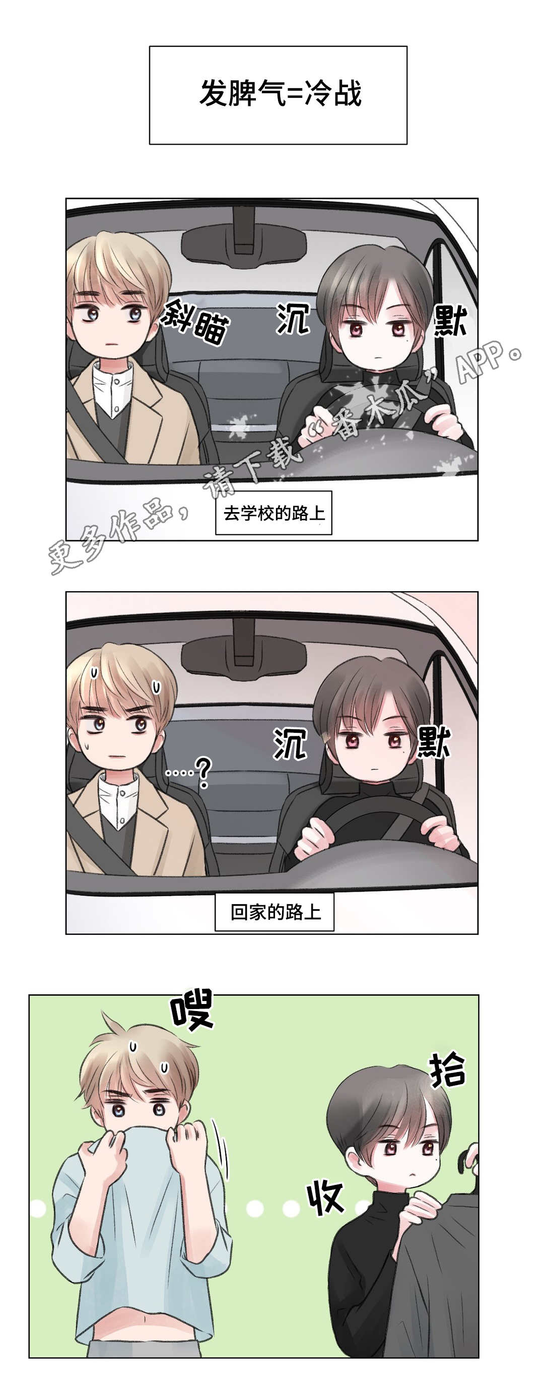 接纳型人格漫画,第24章：冷战1图