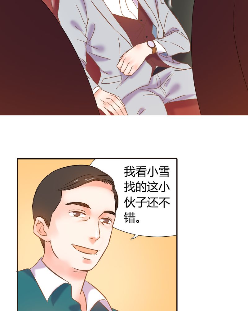 契约凤凰男漫画,第4章：带个“男友”回家1图