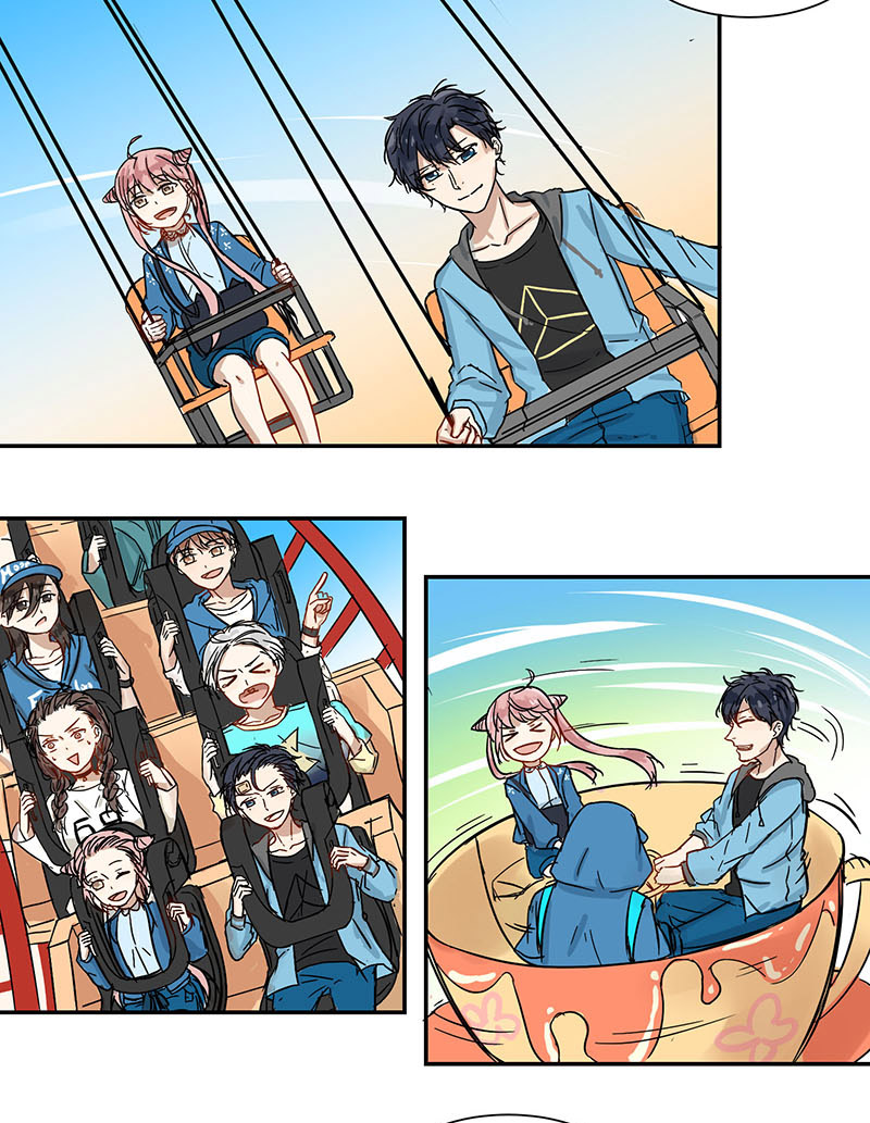 蜜糖橘棕发色漫画,第42章：游乐园2图