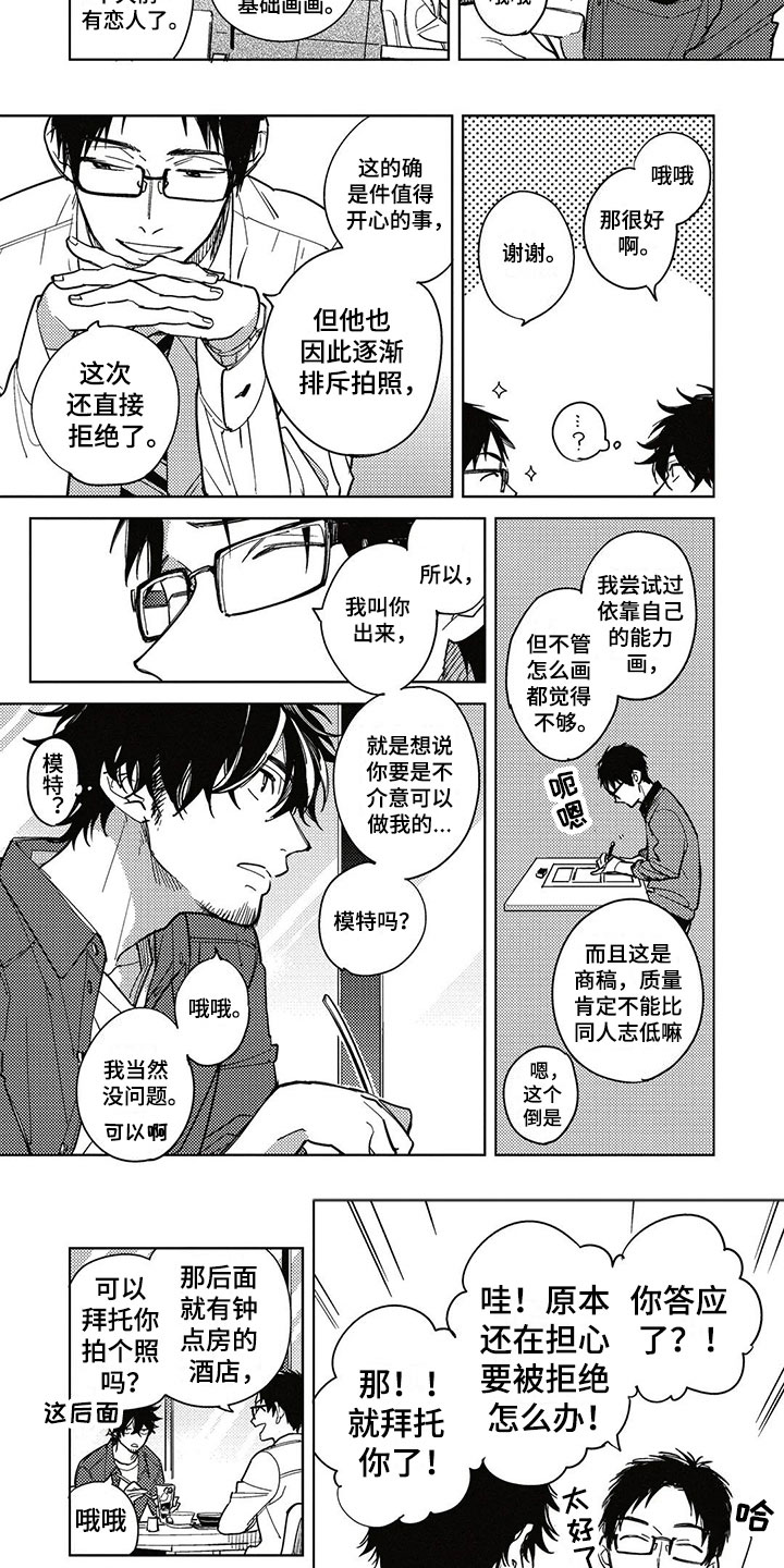 呀这是漫画陷阱漫画,第2章：漫画模特4图