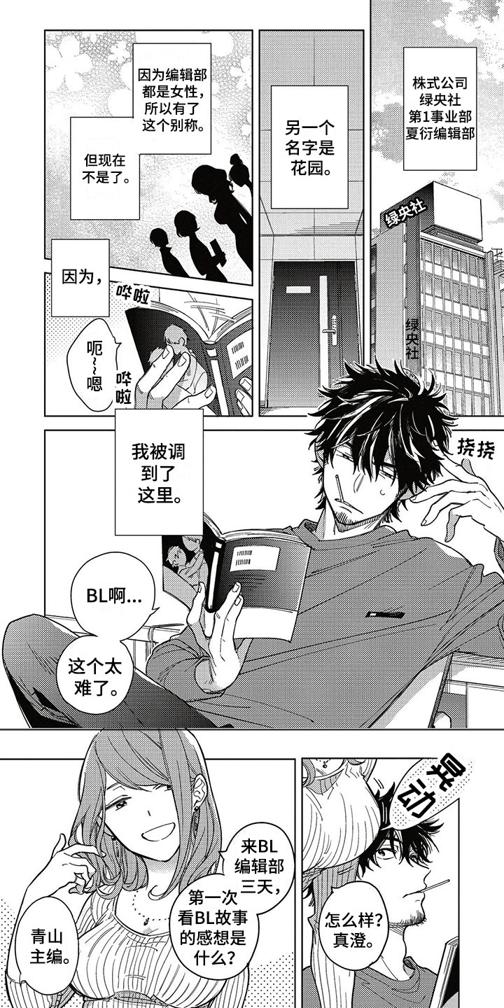 呀这是漫画陷阱漫画,第1章：纯爱花园2图