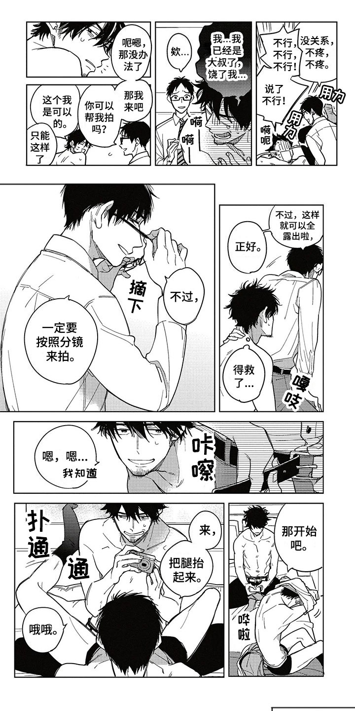 呀这是漫画陷阱漫画,第3章：拍摄1图