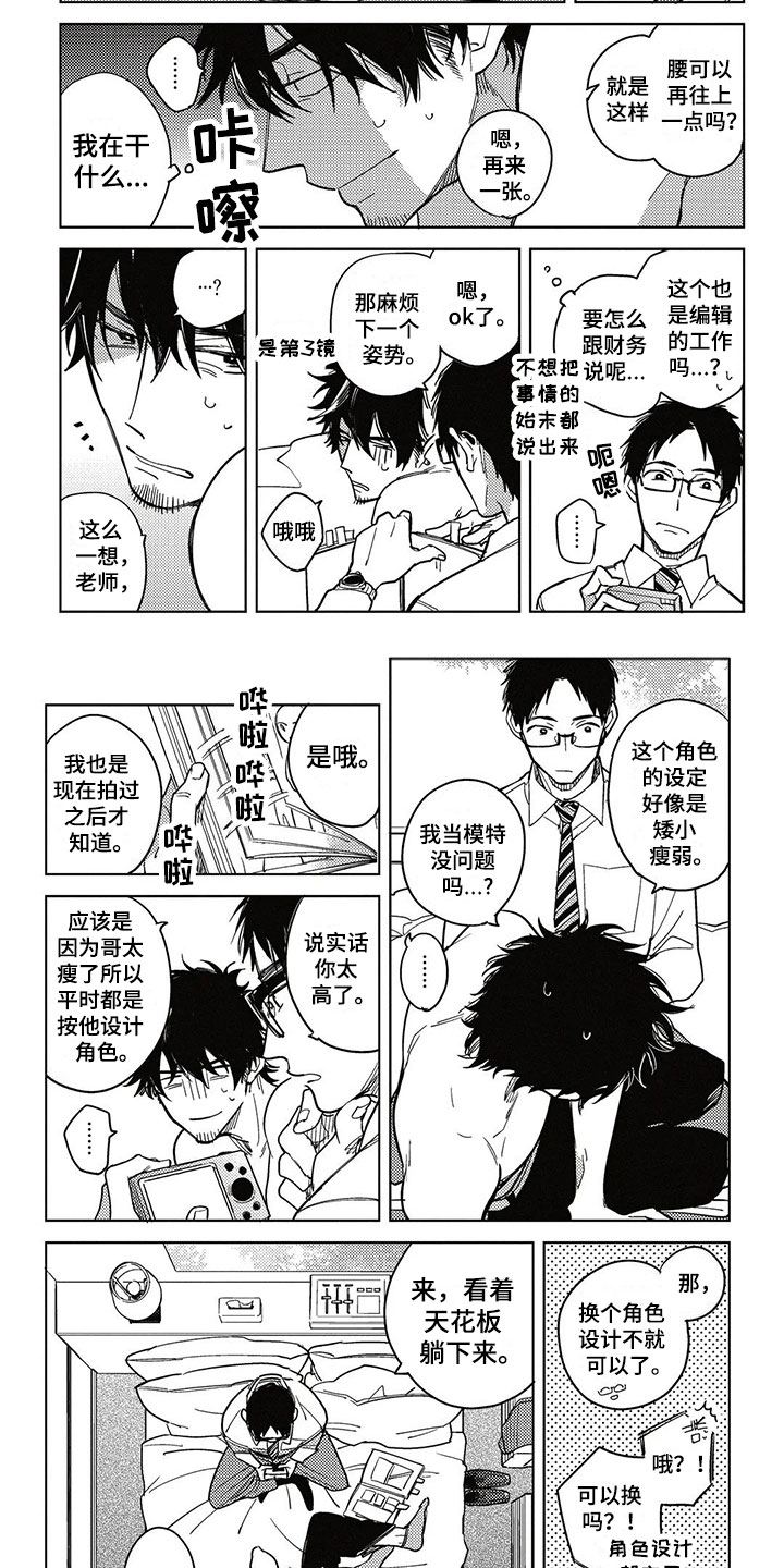 呀这是漫画陷阱漫画,第2章：漫画模特3图