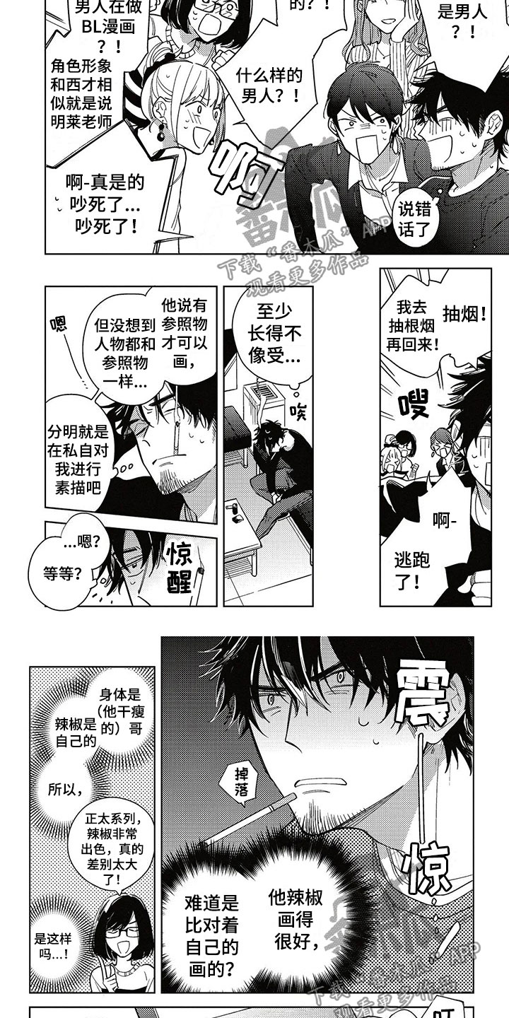 呀这是漫画陷阱漫画,第4章：得寸进尺4图