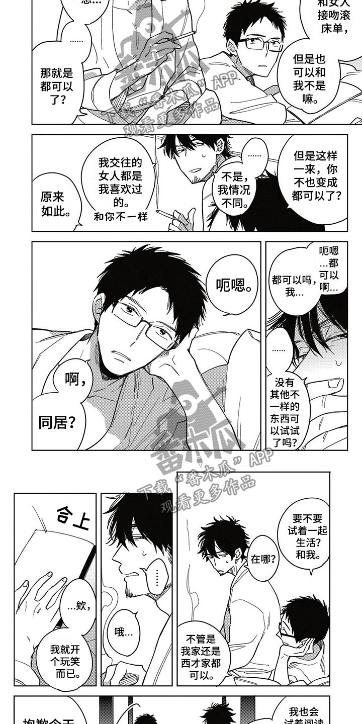 呀这是漫画陷阱漫画,第12章：一起住吧？1图
