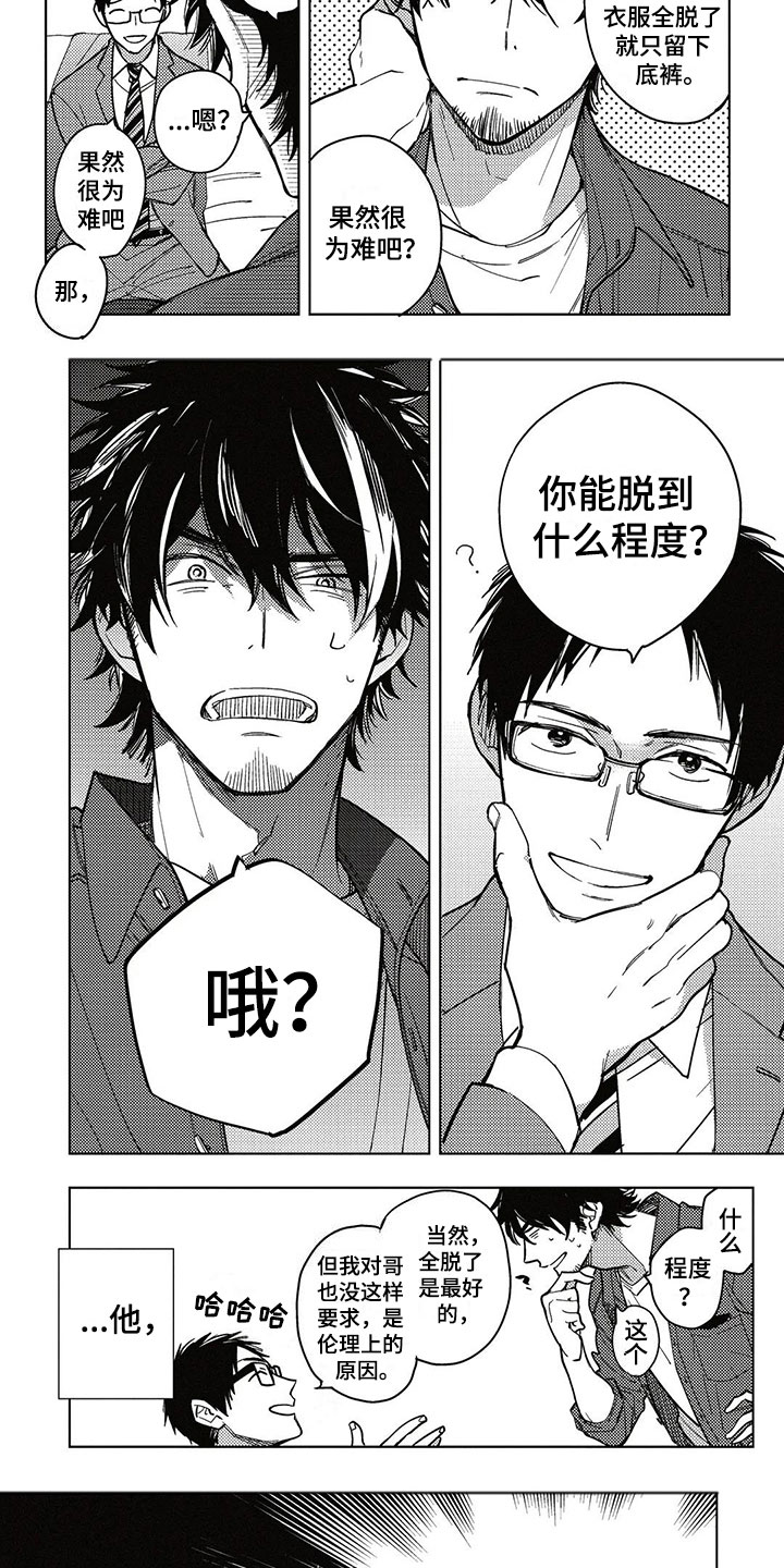 呀这是漫画陷阱漫画,第2章：漫画模特1图