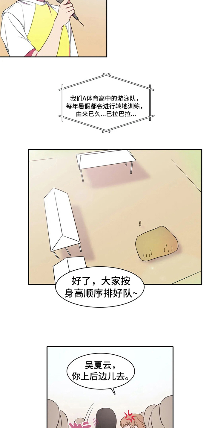 热浪游泳课程详情漫画,第25章：暑期训练5图