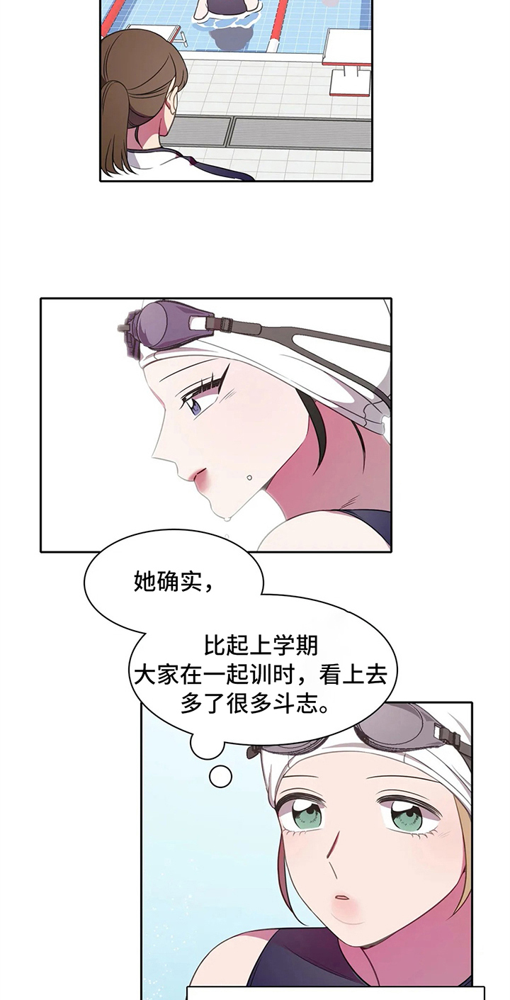 热浪游泳小说漫画,第33章：斗志3图