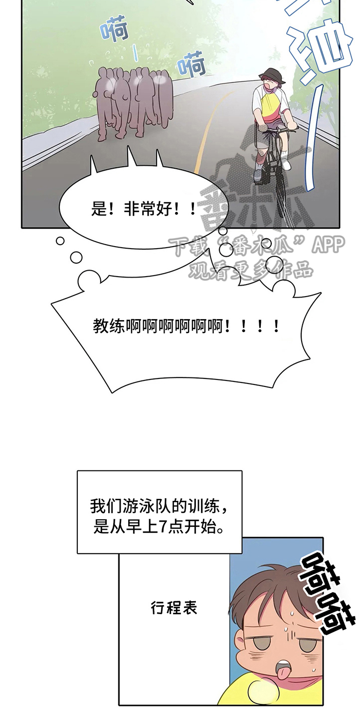 热浪游泳小说漫画,第25章：暑期训练1图
