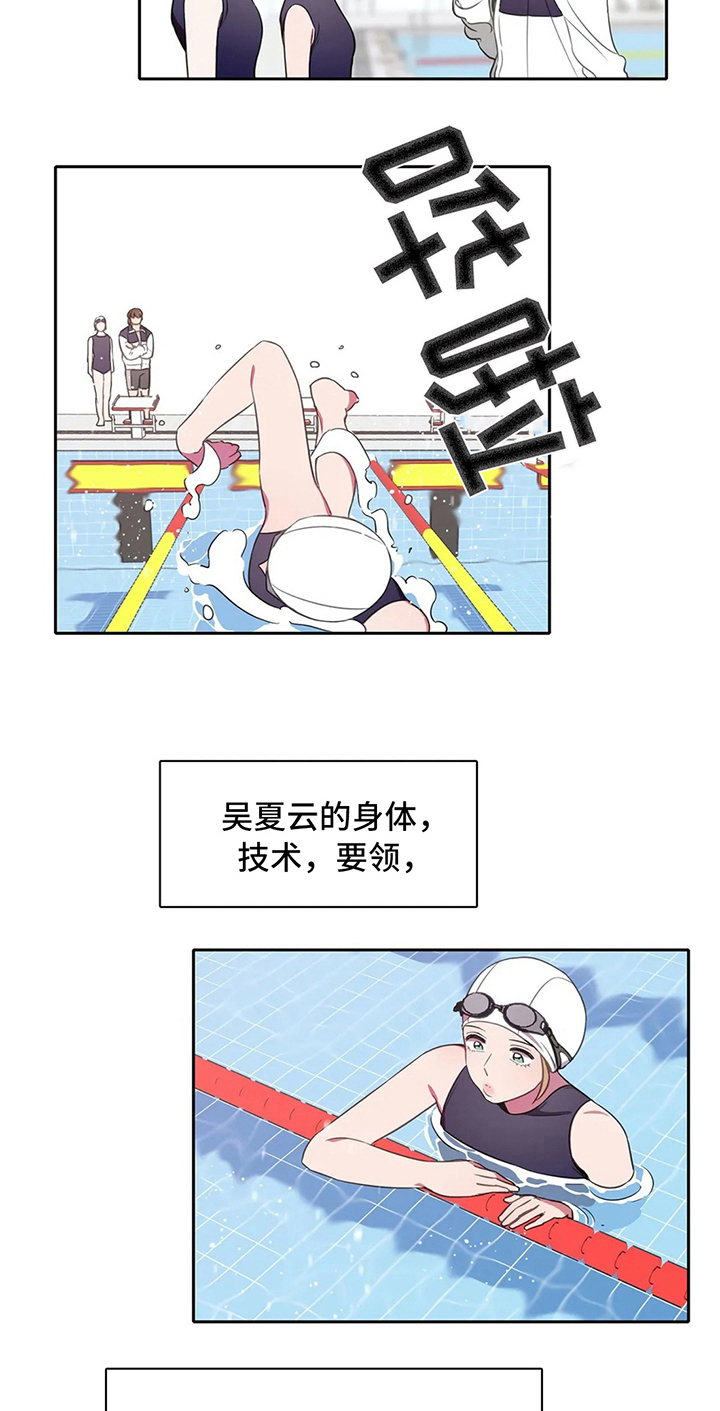 热浪游泳小说漫画,第33章：斗志1图