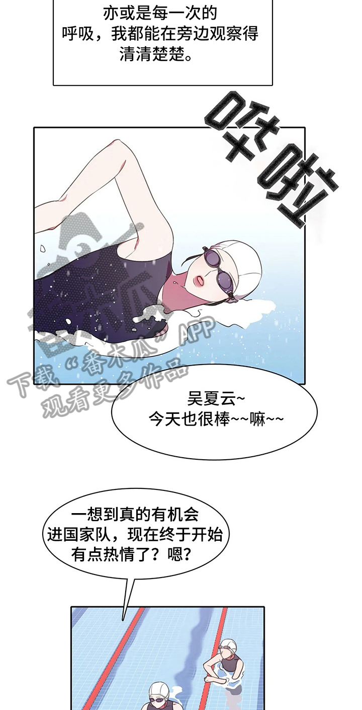 热浪游泳小说漫画,第33章：斗志2图