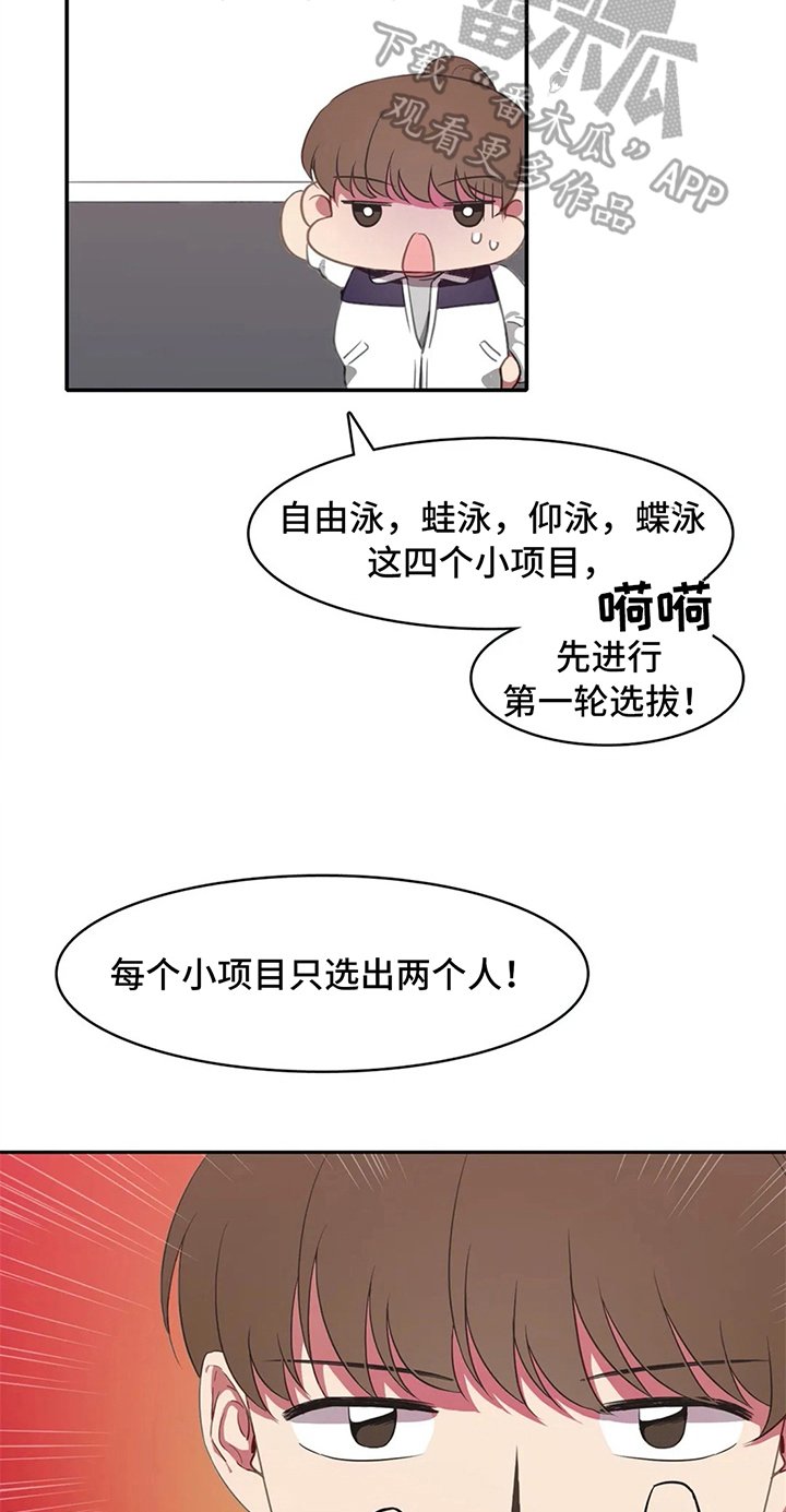 热浪游泳馆在哪里漫画,第21章：选拔赛开始1图