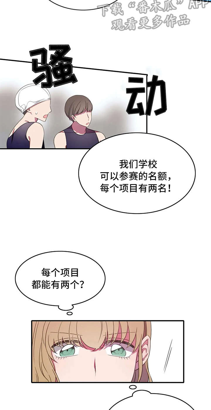 热浪游泳小说漫画,第10章：比赛前夕2图