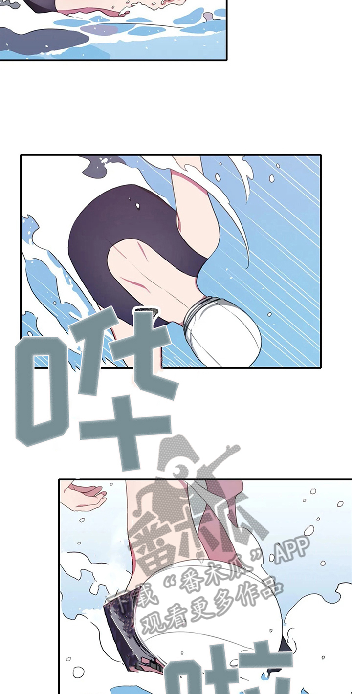 游泳热身运动动作图漫画,第13章：加练3图