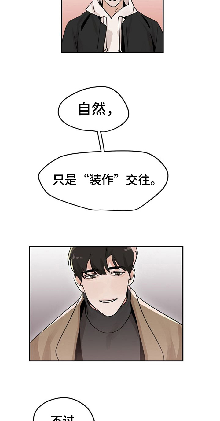 赌约恋人漫画,第4章：装作交往4图