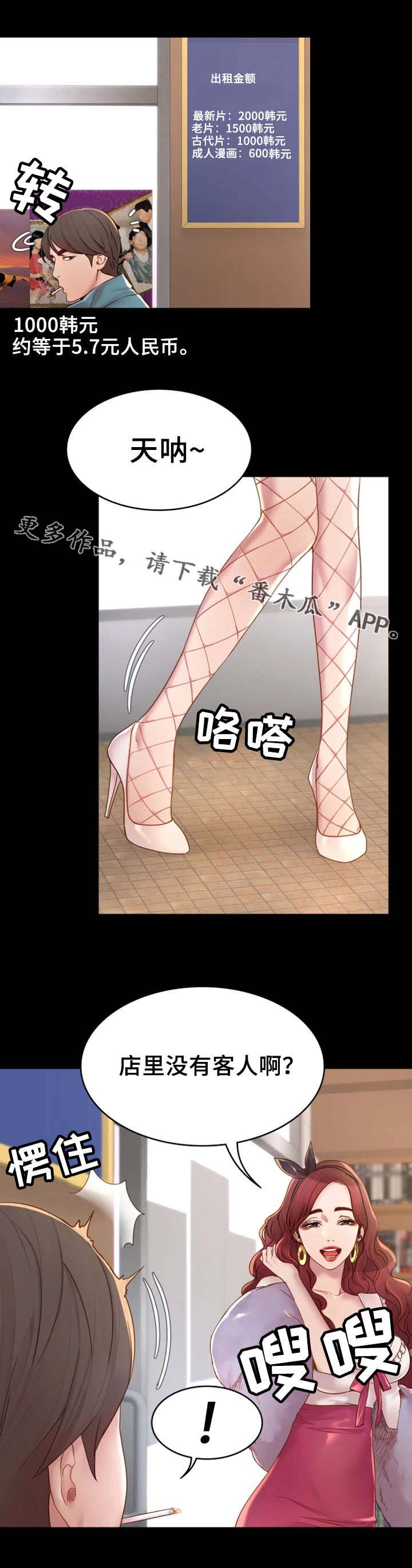 唯一依靠的只有自己说说漫画,第6章：音像店4图