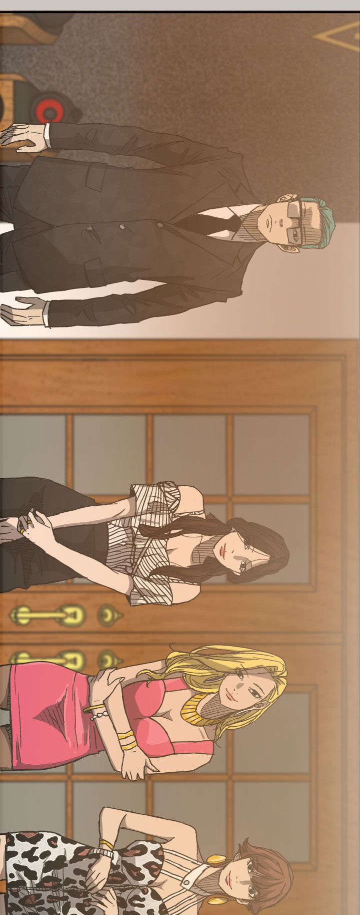 出拳吧妈妈在线免费漫画,第30章：陪酒2图