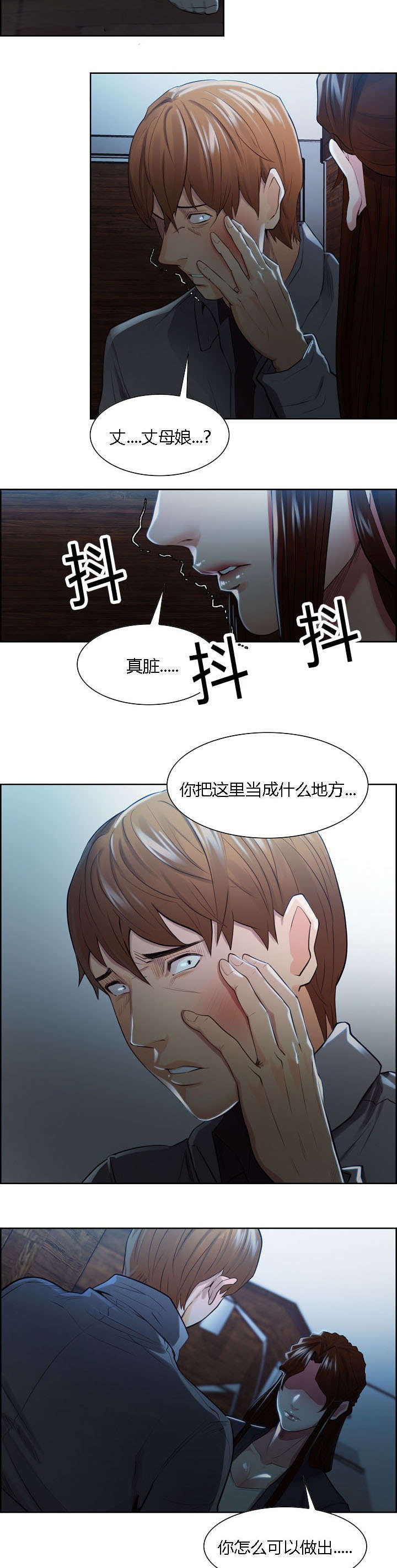 郑女士采访视频漫画,第49章：一巴掌1图