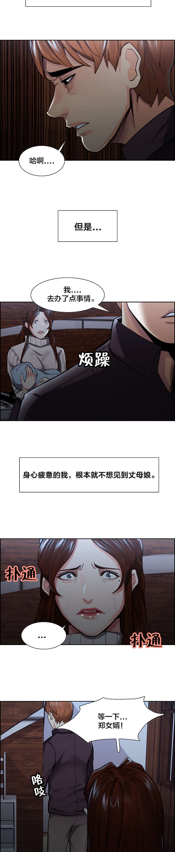 郑女婿漫画,第41章：发火5图