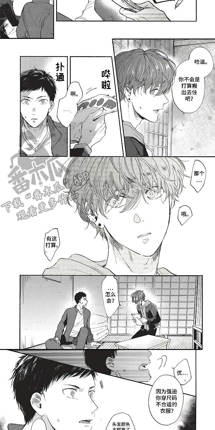 燃烧青春漫画,第8章：模特友人1图
