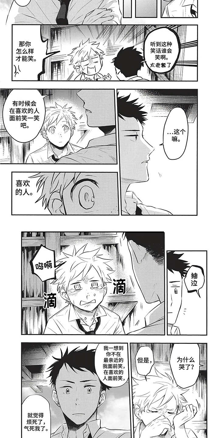 燃烧青春漫画,第2章：微笑的样子2图