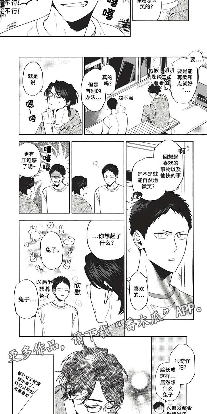 燃烧青春漫画,第11章：练习微笑1图