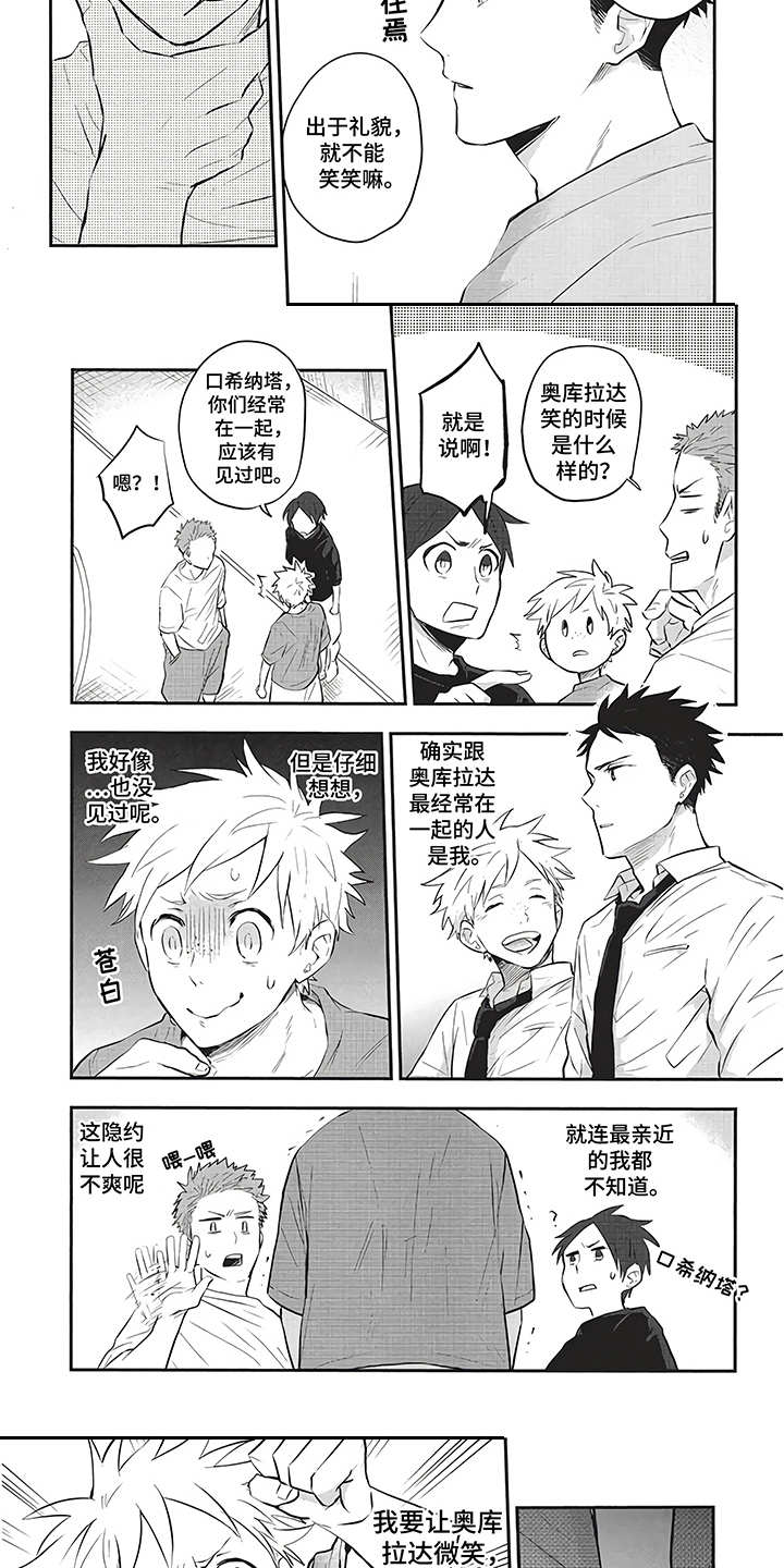 燃烧青春漫画,第2章：微笑的样子3图