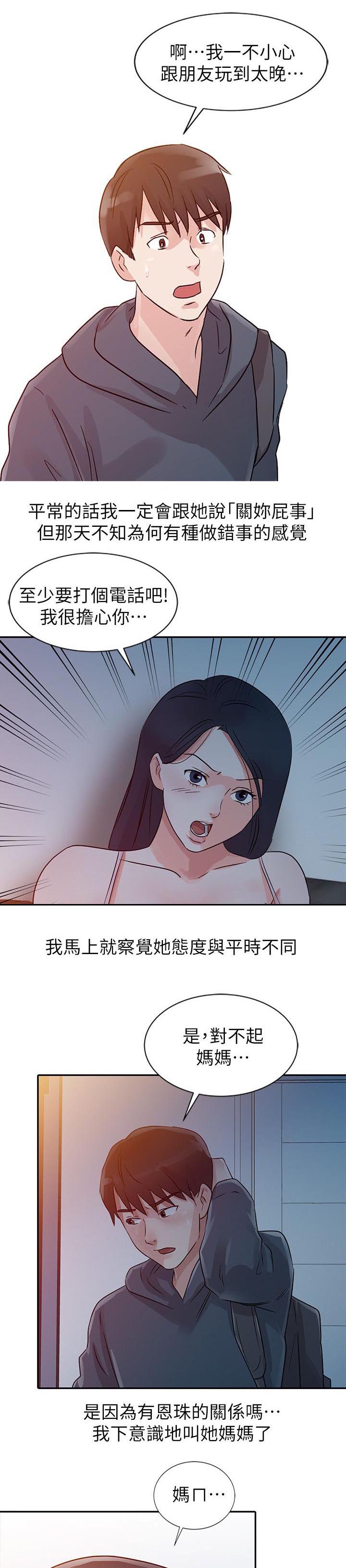 和后妈一起的日子全集免费播放漫画,第9章：晚归5图