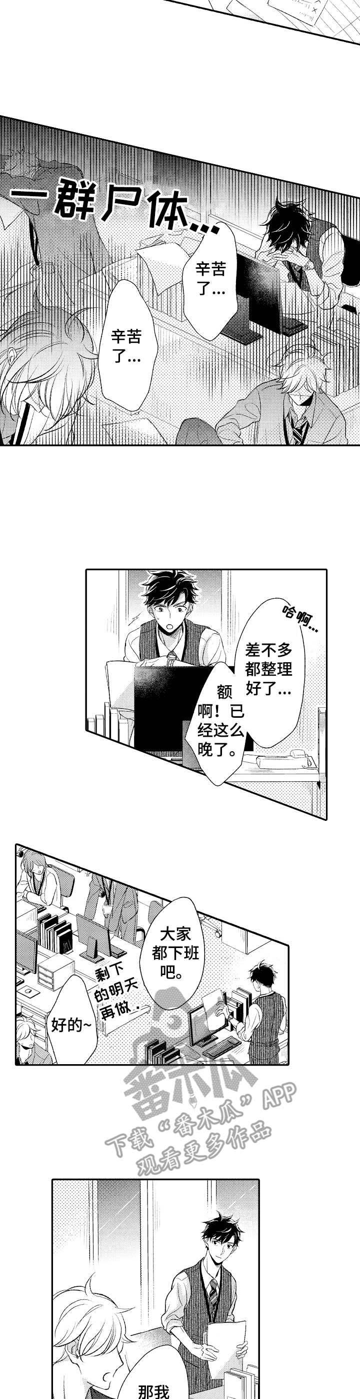 朋友BOSS漫画,第11章：加班3图