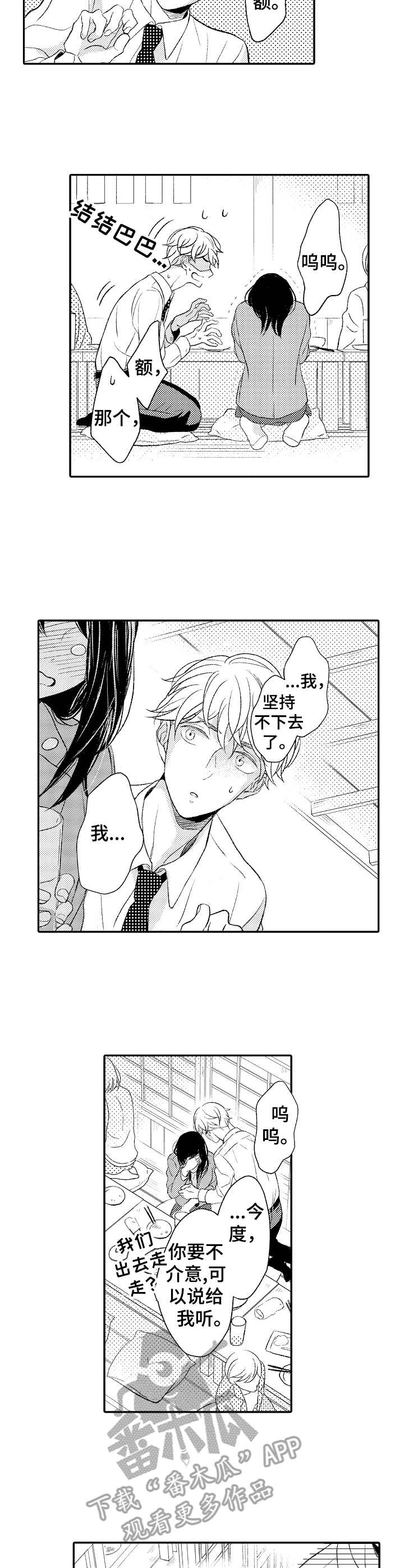 朋友BOSS漫画,第3章：落泪2图