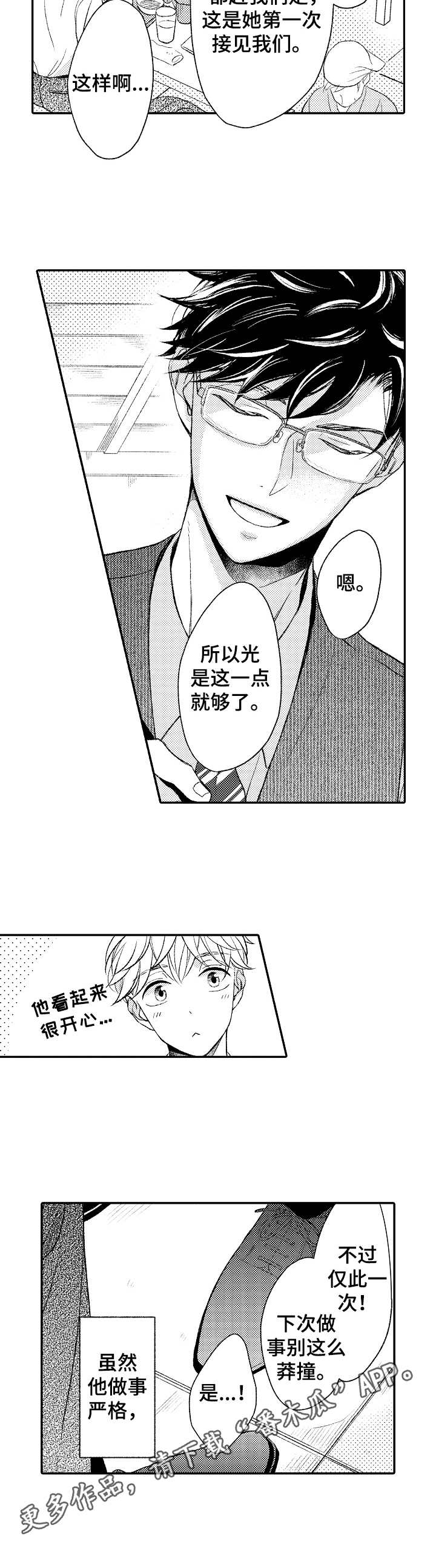 朋友BOSS漫画,第5章：傻人傻福3图
