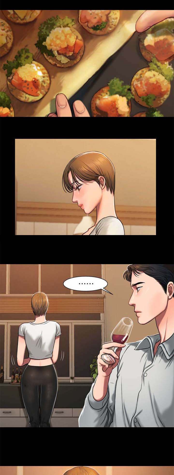 记忆还原漫画,第7章：下酒菜1图