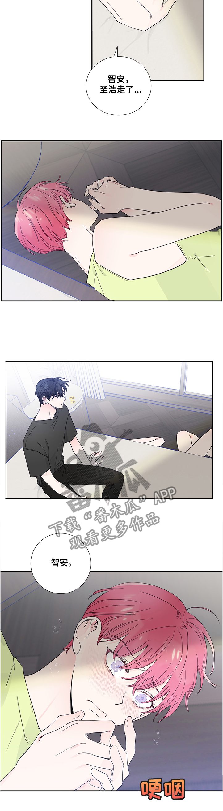 偶像邀约漫画,第60章：伤心的智安3图