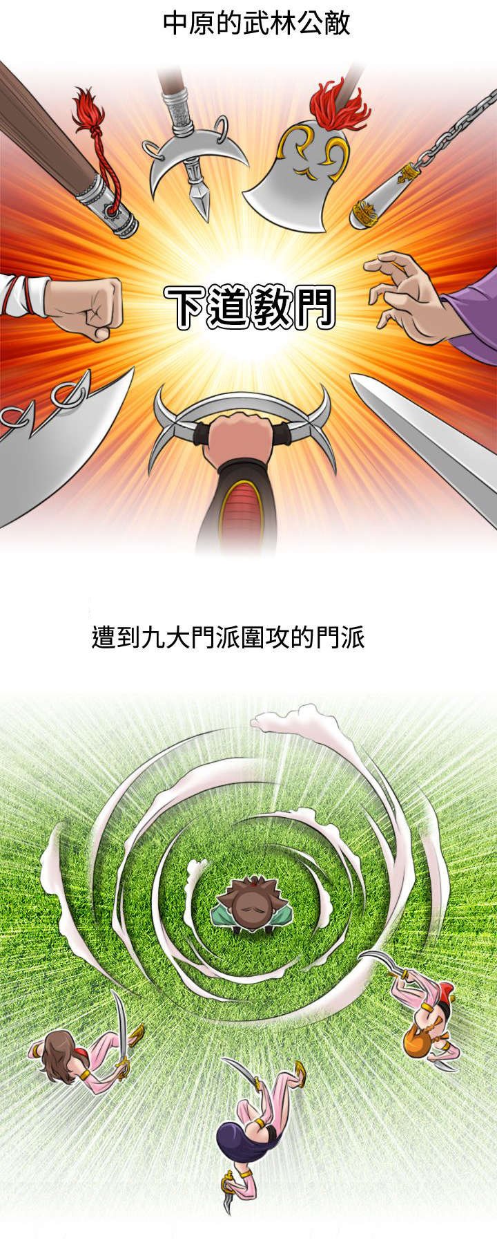 赏金游侠漫画,第19章：下道教门2图