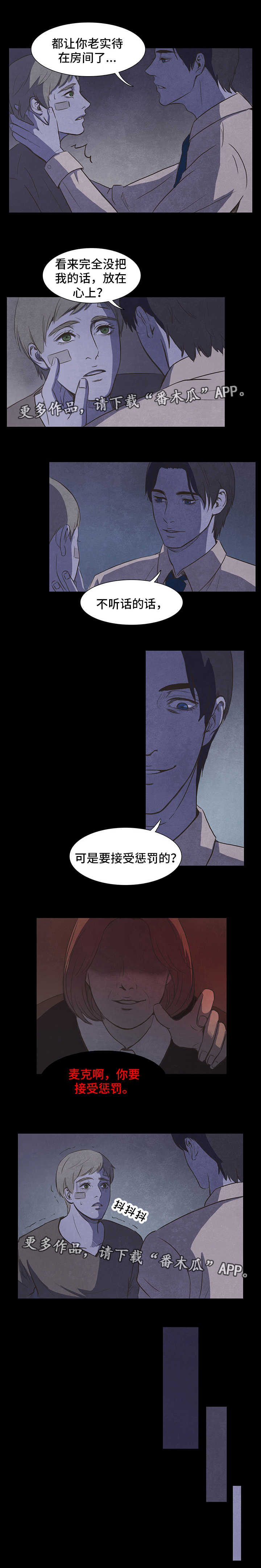 终困牢笼漫画,第9章：惩罚1图