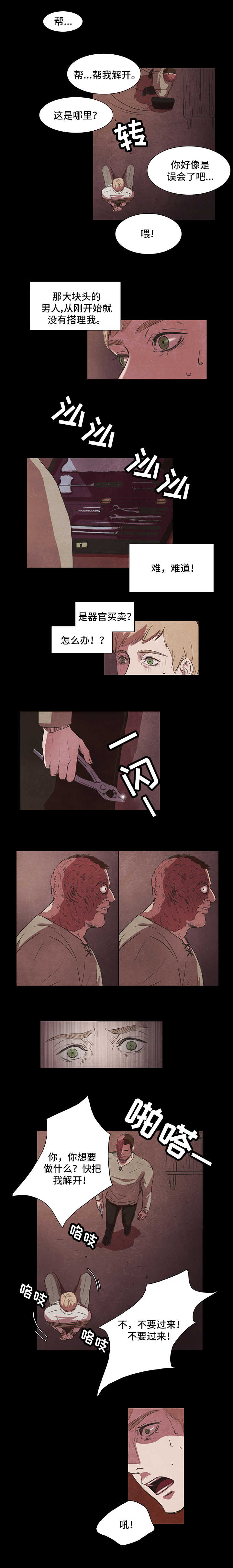 囚困牢笼漫画,第2章：绑架1图