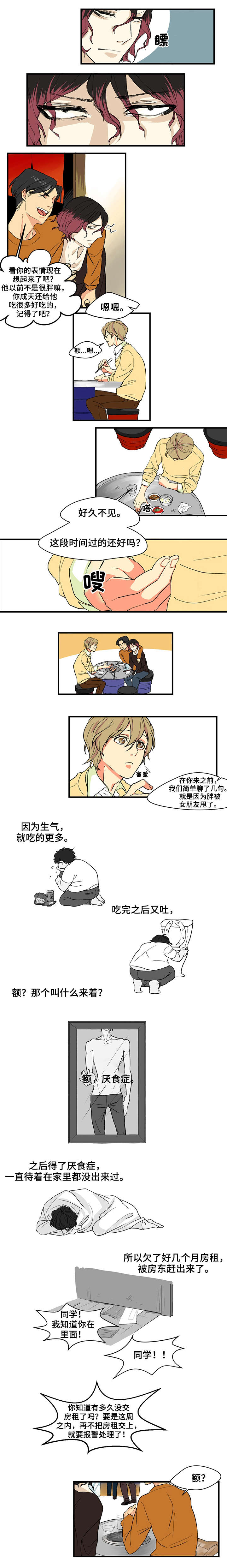 重启美食漫画,第2章：厌食症1图