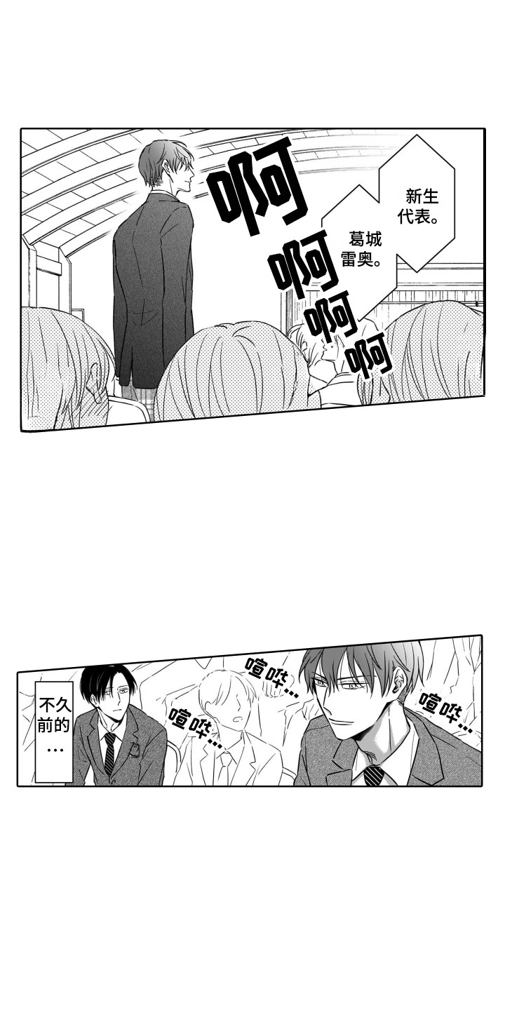 圈养的小鹿斑比漫画,第1章：开学典礼5图