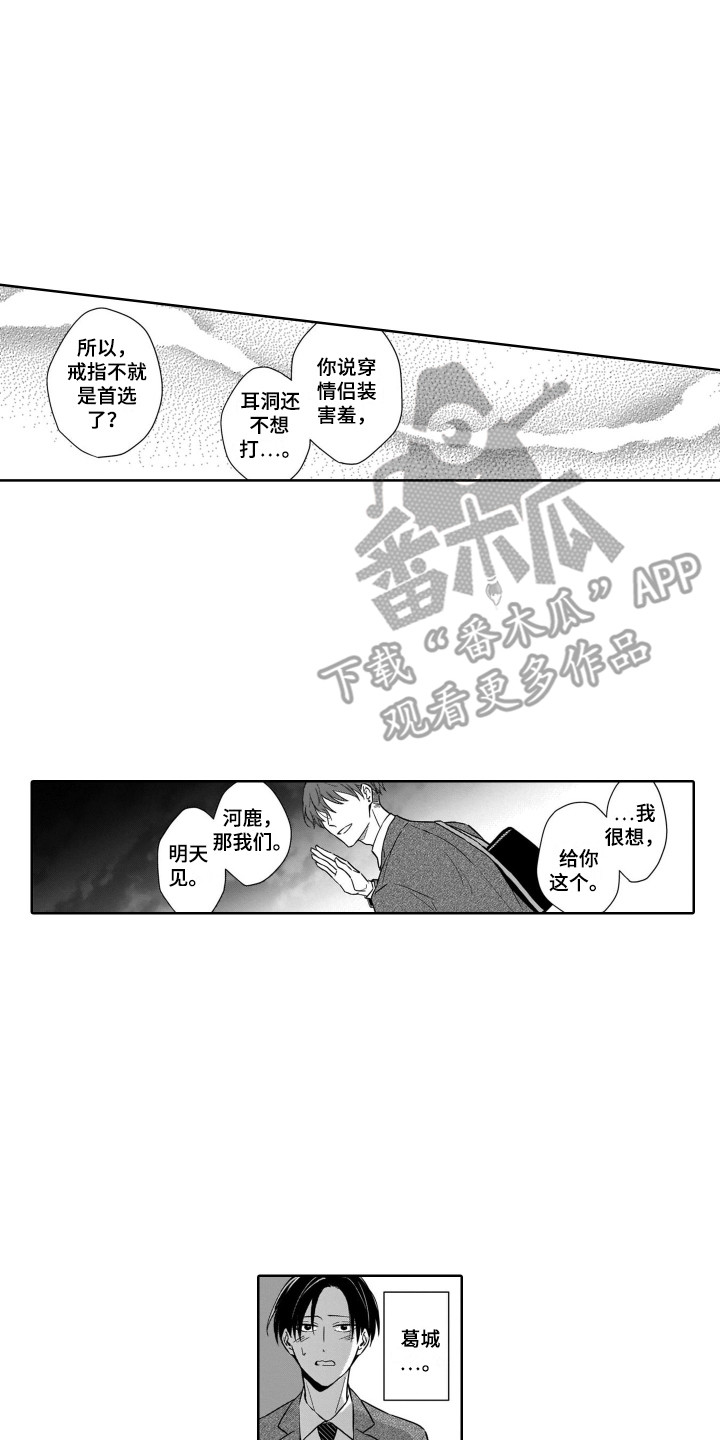 圈养的小鹿斑比漫画,第23章：戒指4图