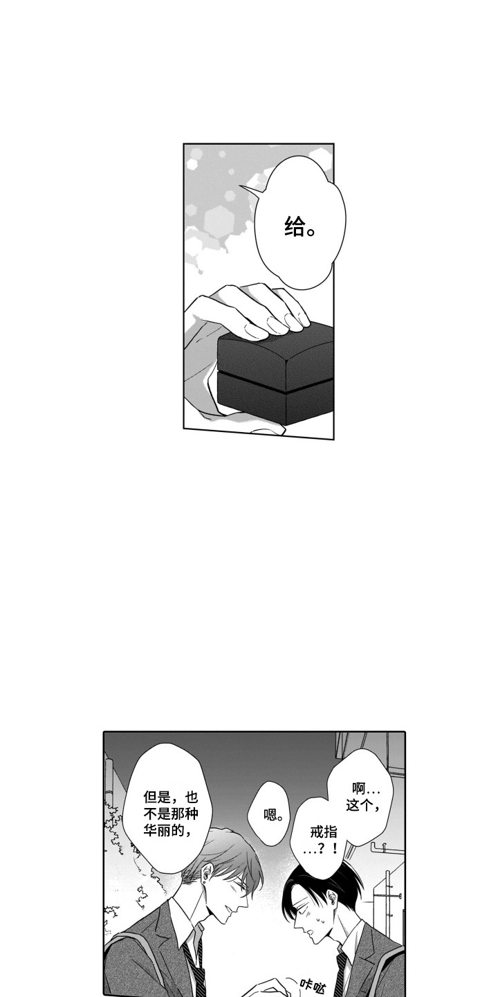 圈养的小鹿斑比漫画,第23章：戒指4图