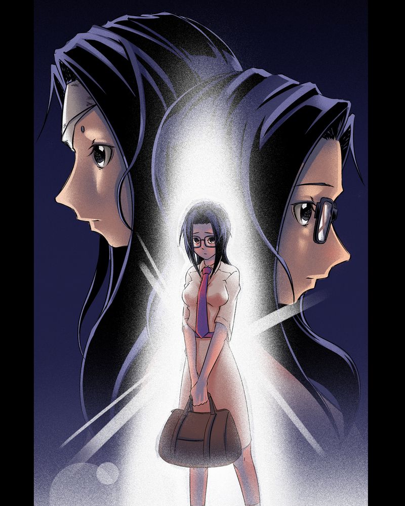 鸟阵怪谈漫画,第6章：鬼妹子#63图