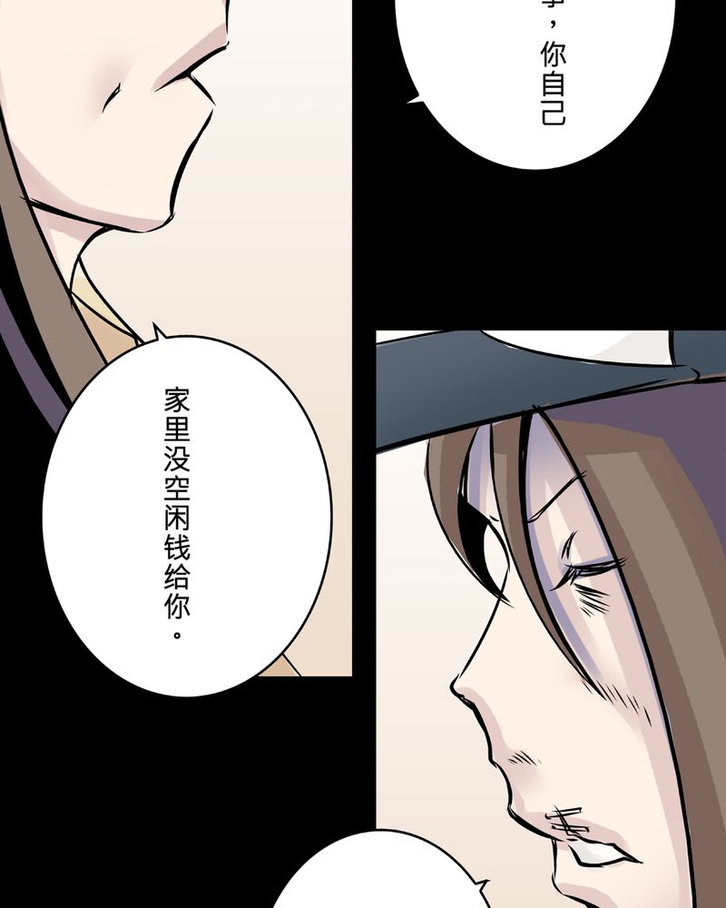 宇宙怪谈鸟阵如何通过漫画,第22章：鬼脸#25图