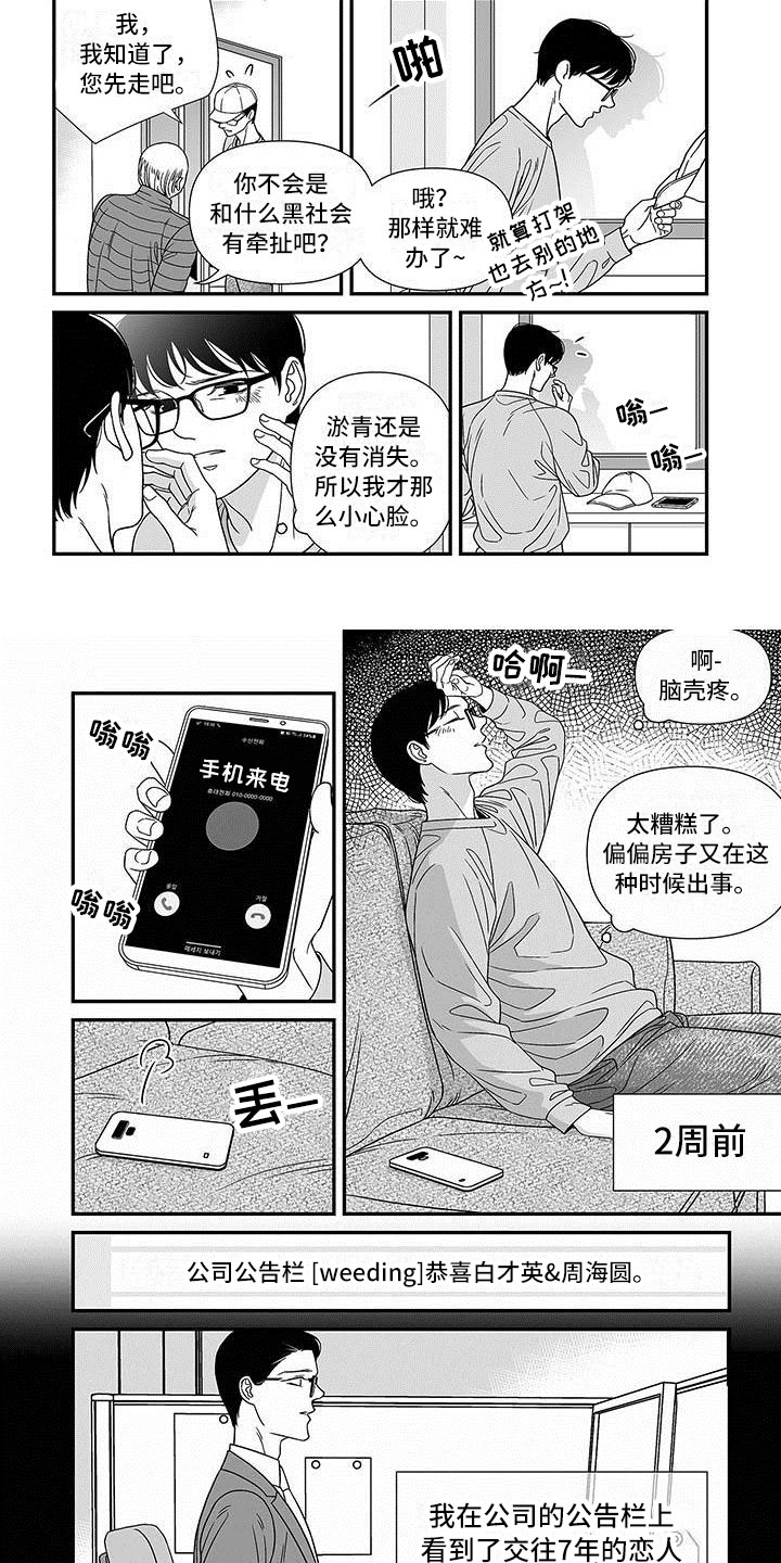红色密码箱怎么重设密码漫画,第1章：辞职之后2图