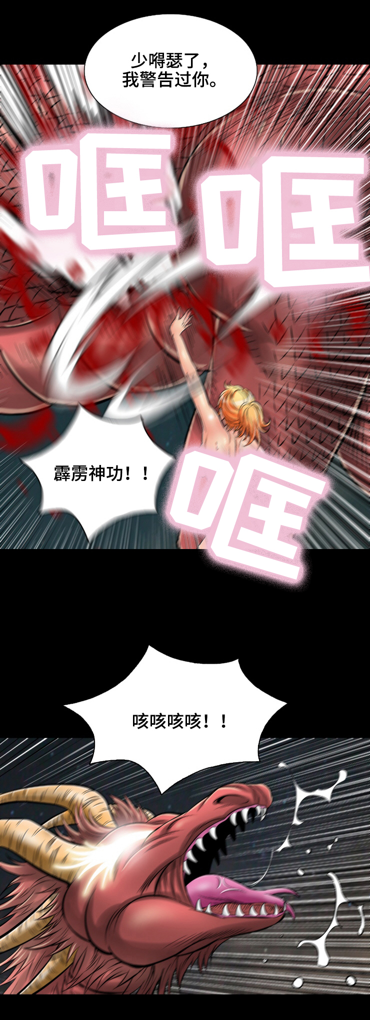 神龙抉择漫画,第37章：霹雳神功5图