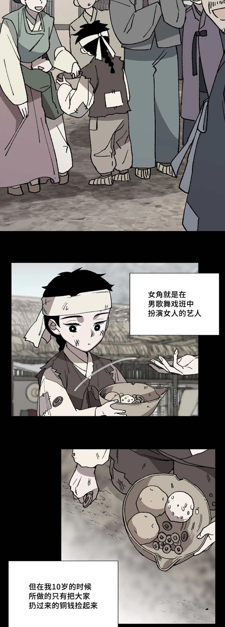 王储难保漫画,第3章：戏班女角2图