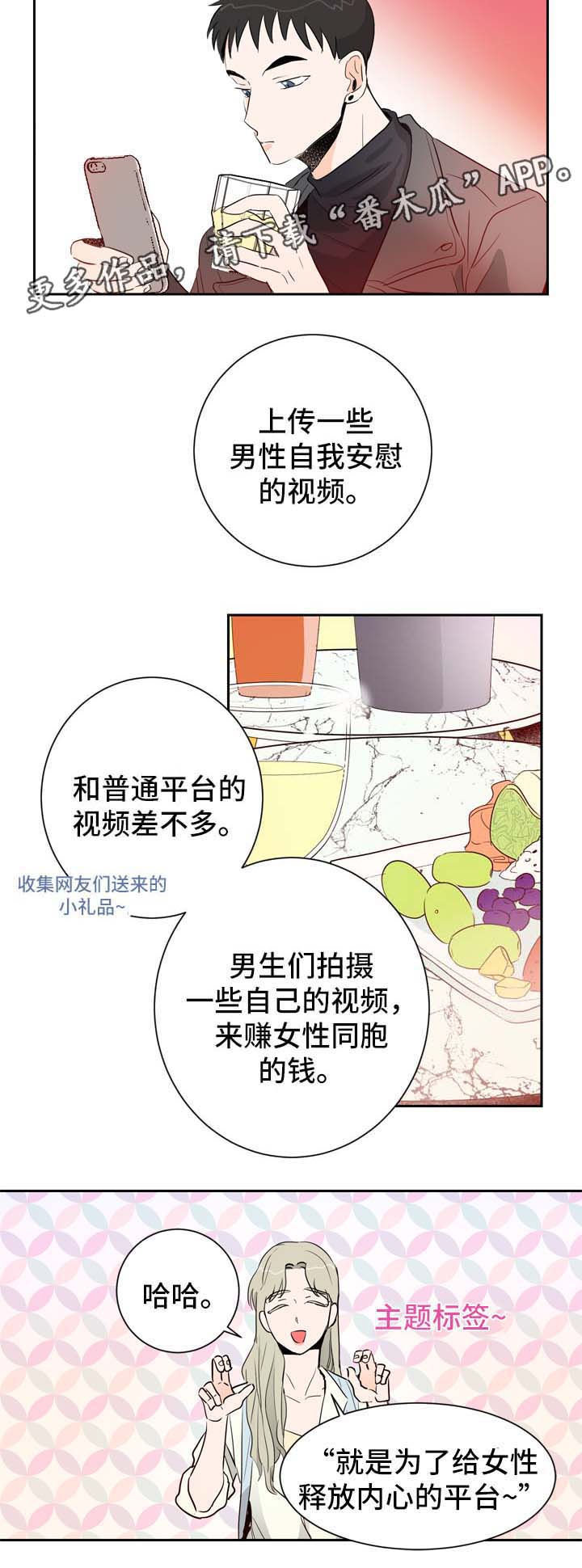 直播攻略漫画,第3章：圈子里的人1图