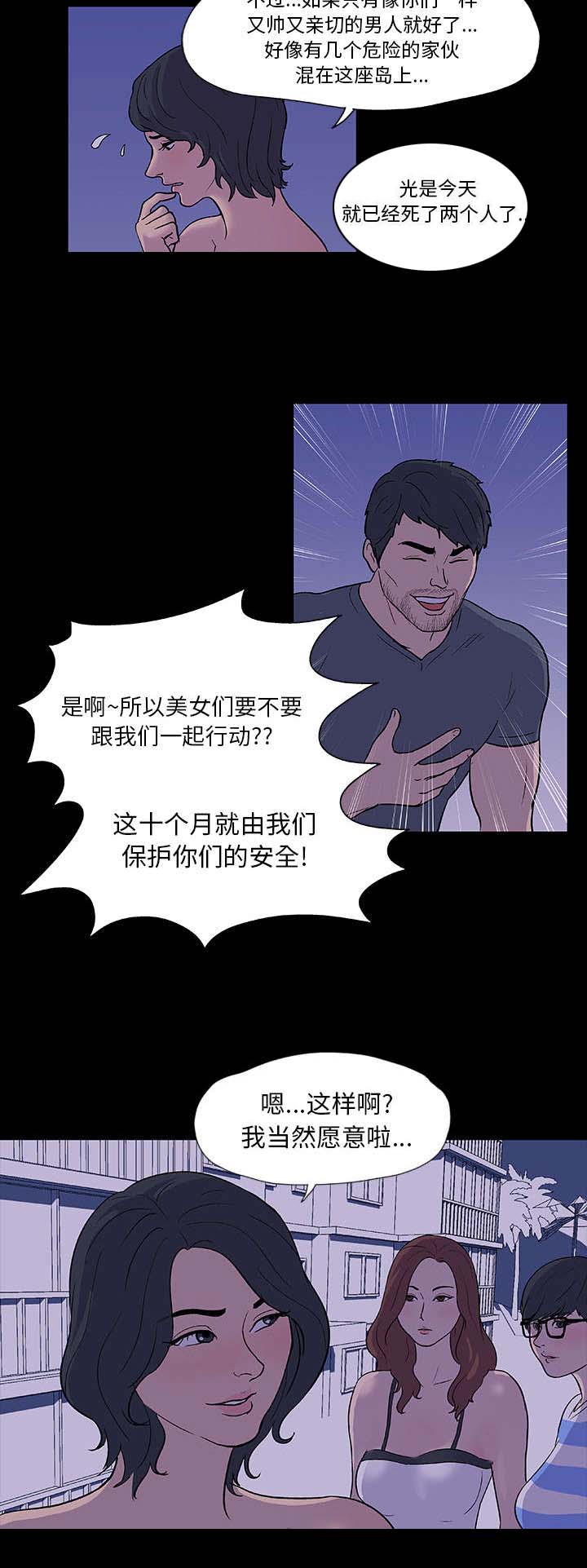 孤岛猎场漫画,第11章：遇见1图