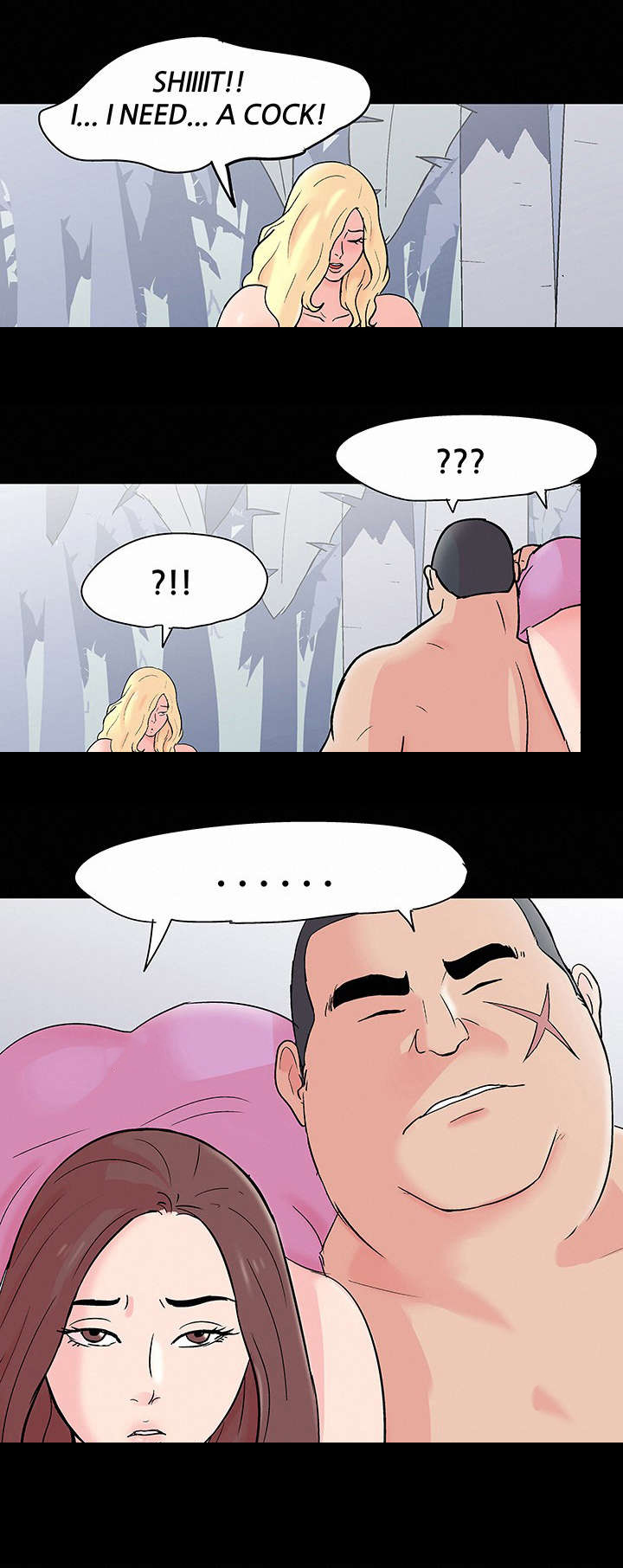 孤岛猎场漫画,第74章：奇怪的女人1图