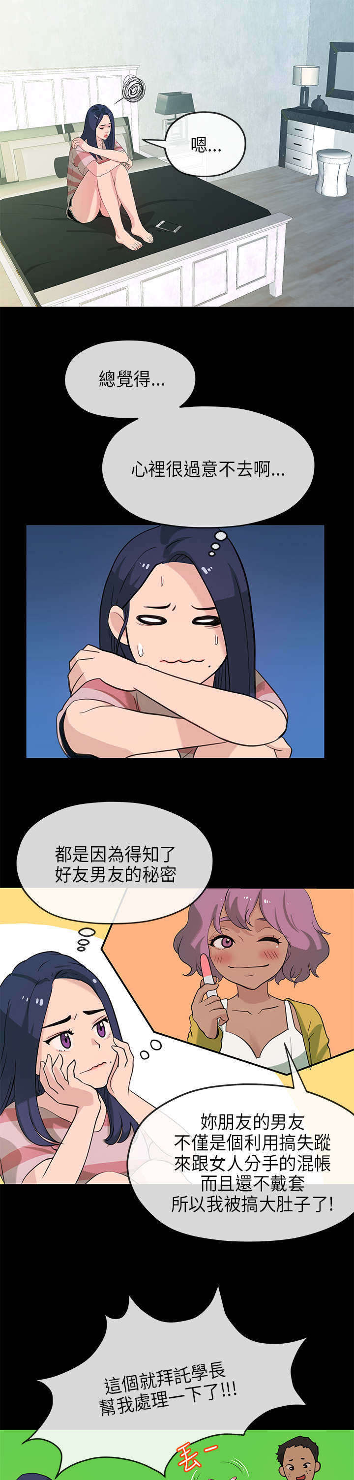 报告学长漫画,第42章：愧疚1图
