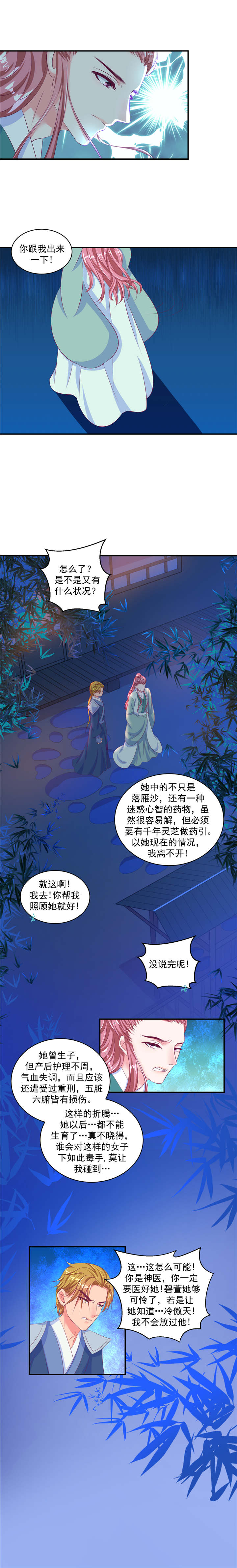 蛇蝎不好惹：弃后也妖娆漫画,第68章：我不会让她出事！3图
